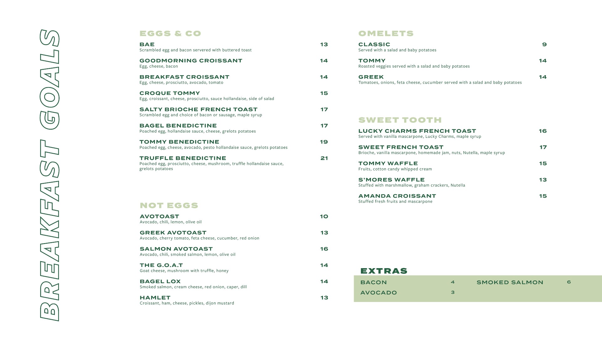 SaintPaul Location's Menu Tommy Café Be the movement